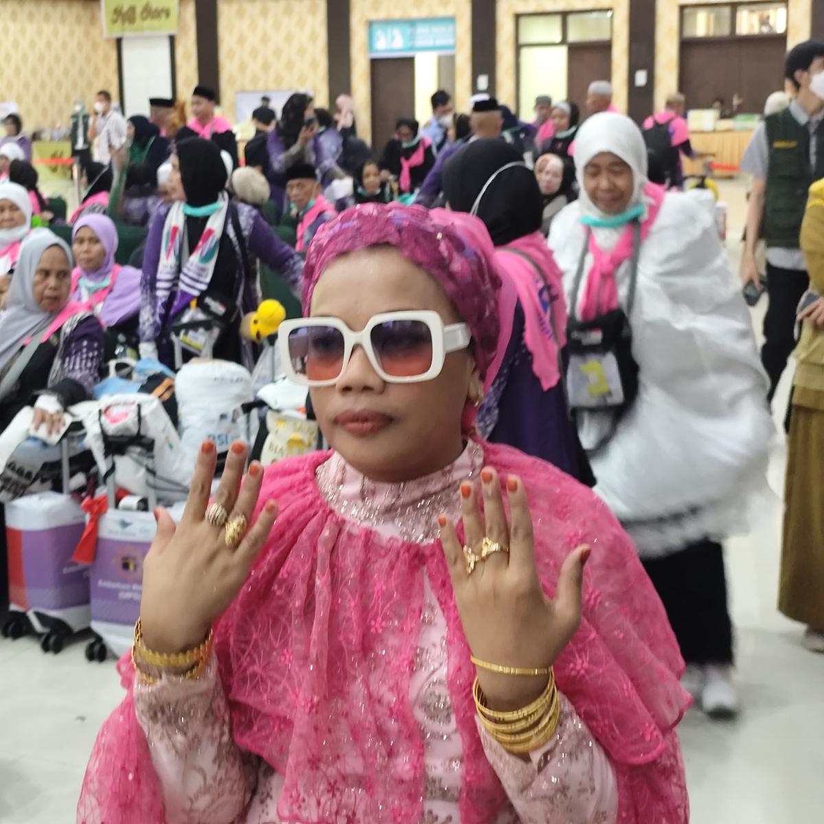 Kedatangan Jemaah Haji Kloter 7 Embarkasi Makassar