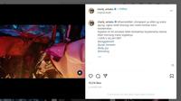 Charly Van Houten, vokalis Setia Band mengalami kecelakaan pada Sabtu dini hari 9 Juli 2022 di ruas Tol Cipularang, Jawa Barat. (Instagram @charly_setiaku)