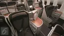 Bagian dalam pesawat Garuda Indonesia Boeing B777-300ER di Bandara Internasional Soekarno Hatta, Tangerang, Banten, Kamis (29/10). Pesawat ini memiliki kapasitas penumpang 393 seat yang terbagi menjadi dua kelas. (Liputan6.com/Angga Yuniar)