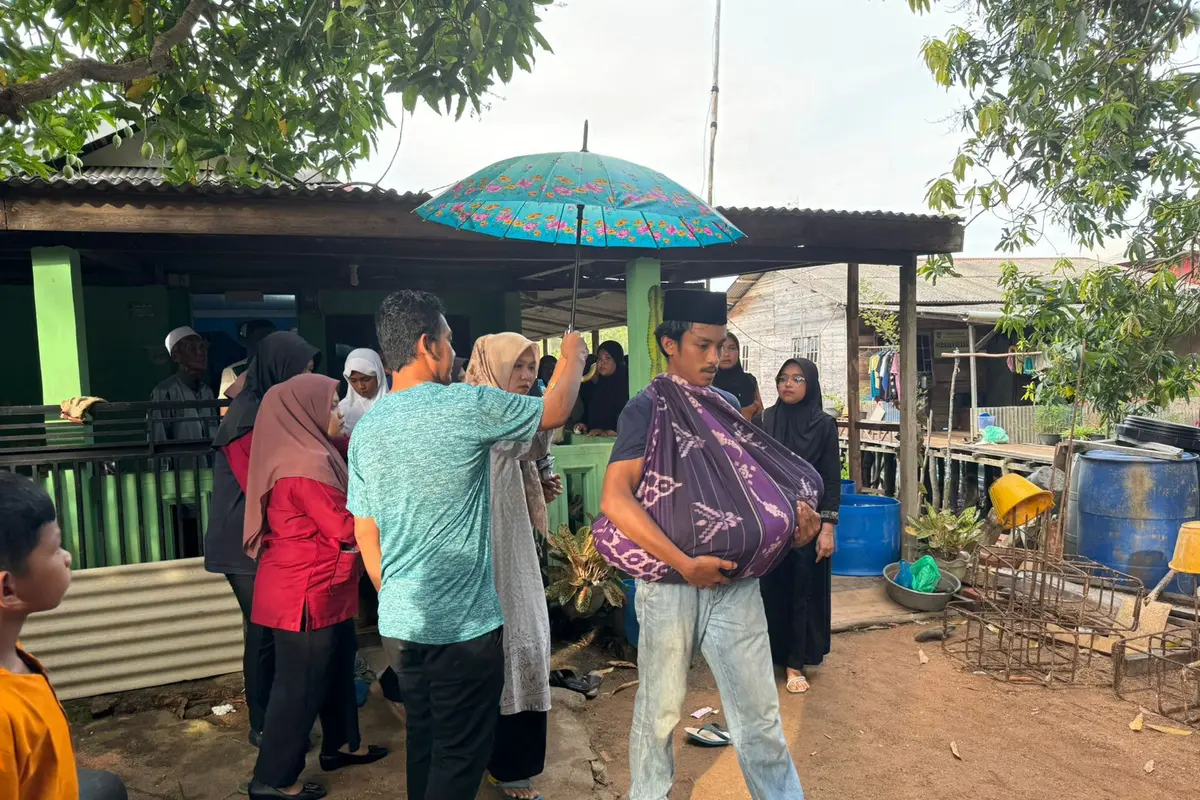 Bayi Erlina Nur Rahmadini (7 bulan) yang telah mendapatkan pendampingan dan pemantauan dari tenaga kesehatan Arthakes.