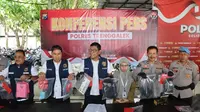 Polres Trenggalek menetapkan satu tersangka korupsi dana BOS di SMP Trenggalek. (Istimewa)