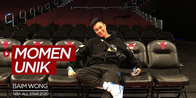 VIDEO: Momen Keseruan Baim Wong di NBA All Star 2020
