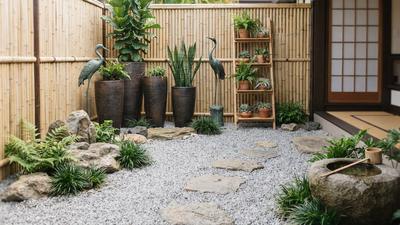 11 Inspirasi Gravel Garden Ala Jepang yang Mudah Ditiru di Rumah