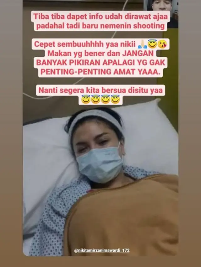Akan Jalani Operasi, Ini 6 Potret Kondisi Nikita Mirzani Dirawat di Rumah Sakit