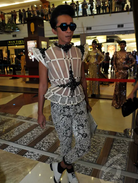 Aming  saat menghadiri acara Private Party Magnum yang berlangsung di Pondok Indah Mall 2, Jakarta, Jumat (19/3/2015). (Liputan6.com/Panji Diksana)
