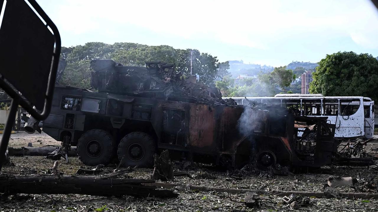 FOTO Jejak Kerusakan Serangan Amerika Serikat di Ibu Kota Venezuela