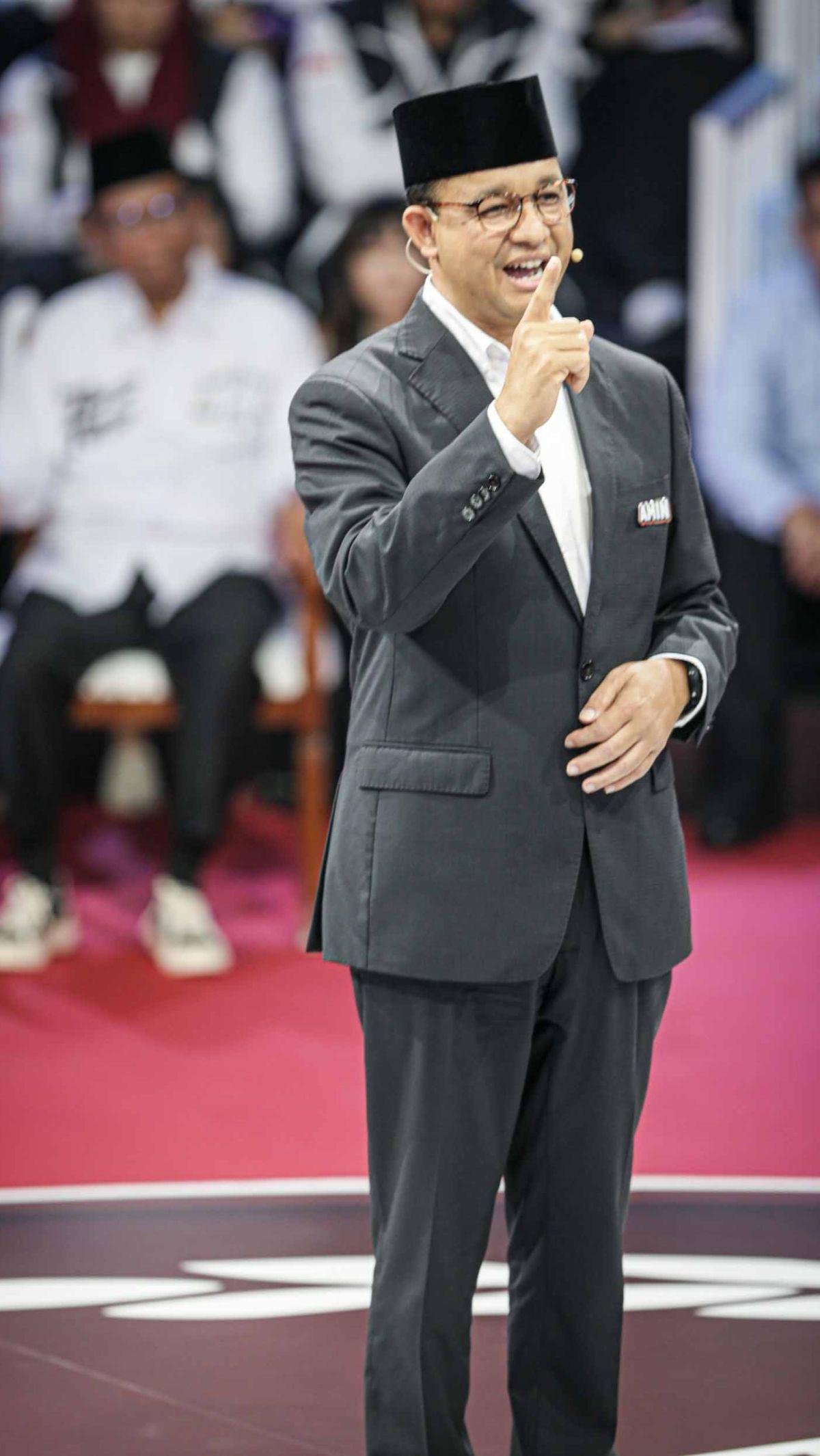 Dalam paparannya, Anies Baswedan menyinggung kisah Harun Al Rasyid. Dia merupakan seorang pemuda berusia 15 tahun pendukung Prabowo Subianto yang tewas saat protes hasil Pemilu 2019 lalu.
