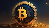 Ilustrasi aset kripto Bitcoin. (Foto By AI)