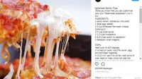 Ingin memperkaya menu lezat dan sehat di rumah? Simak resep ramen pizza istimewa yang satu ini. (Foto: Instagram.com/@tastemade