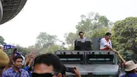 Naik Panser Komodo, Ahok Tinjau Lokasi Final Piala Presiden 