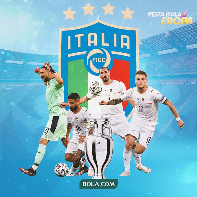 Piala Eropa - Pemain Italia di Final Euro 2021