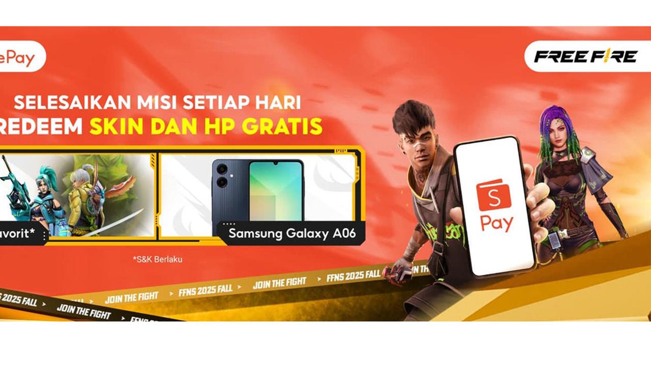 Main FF Makin Seru! Ini 4 Tips Booyah dan Redeem Skin di FFNS 2025 Fall bareng ShopeePay