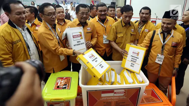 Partai Hanura Resmi Daftar Peserta Pemilu 2019