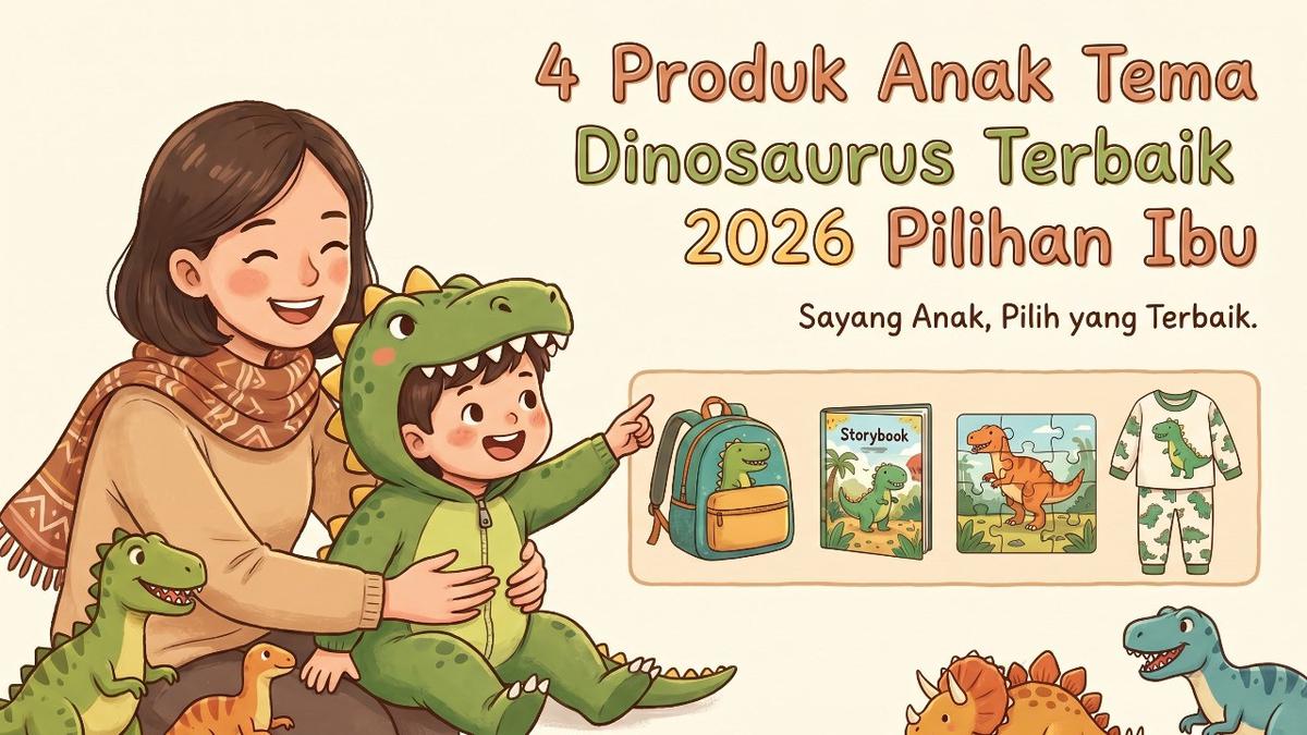 4 Produk Anak Tema Dinosaurus Terbaik 2026 Pilihan Ibu