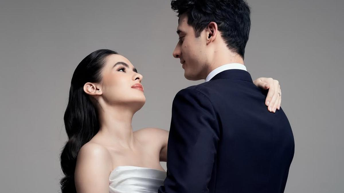 6 Gaya Pemotretan Steffi Zamora dan Nino Fernandez Pakai Busana Pengantin, Bikin Publik Penasaran