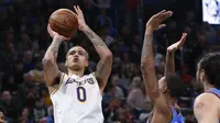 Kyle Kuzma membantu Lakers mengalahkan Thunder di lanjutan NBA (AP)