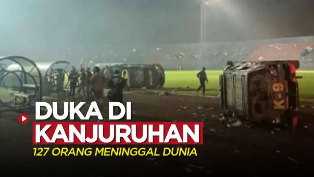 Berita video total dilaporkan 127 orang meninggal dunia setelah terjadinya kericuhan pascalaga Arema FC vs Persebaya Surabaya di Stadion Kanjuruhan, Sabtu (1/10/2022) malam hari WIB.