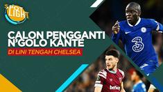 Berita video spotlight kali ini membahas deretan pemain sebagai calon pengganti N'Golo Kante yang pergi, untuk di lini tengah Cheslea.