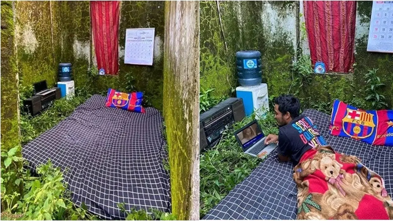 Pria Ini Beri Ide Kamar Estetik Menyatu dengan Alam, 6 Potretnya Nyeleneh