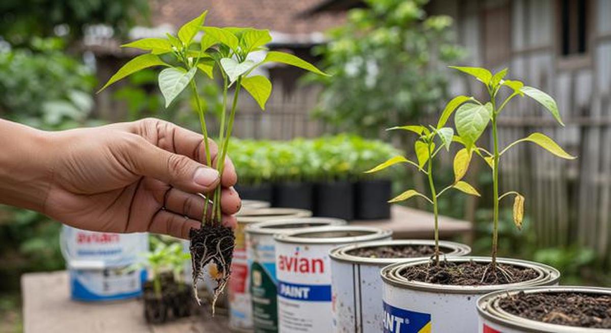 7 Cara Menanam Cabai di Kaleng Cat Bekas, Mudah dan Hemat Lahan