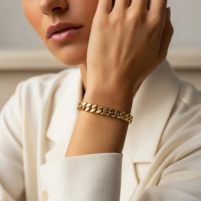 9 Model Gelang Emas yang Kuat,