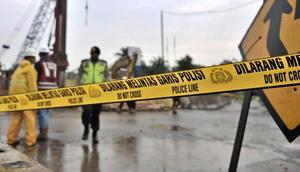 ilustrasi garis polisi (Merdeka.com)