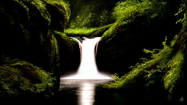 Ilustrasi Air Terjun