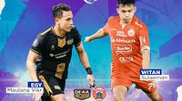 BRI Liga 1 - Duel Pemain - Dewa United Vs Persija Jakarta: Egy Maulana Vikri Vs Witan Sulaeman (Bola.com/Adreanus Titus)