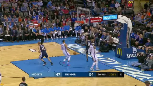 VIDEO : GAME RECAP NBA 2017-2018, Thunder 95 vs Nuggets 94