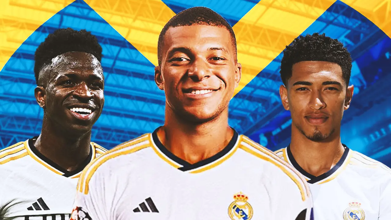 Real Madrid - Ilustrasi Trisula Real Madrid