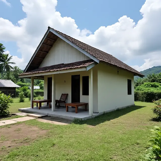 Desain Rumah 1 Lantai Sederhana dan Biayanya