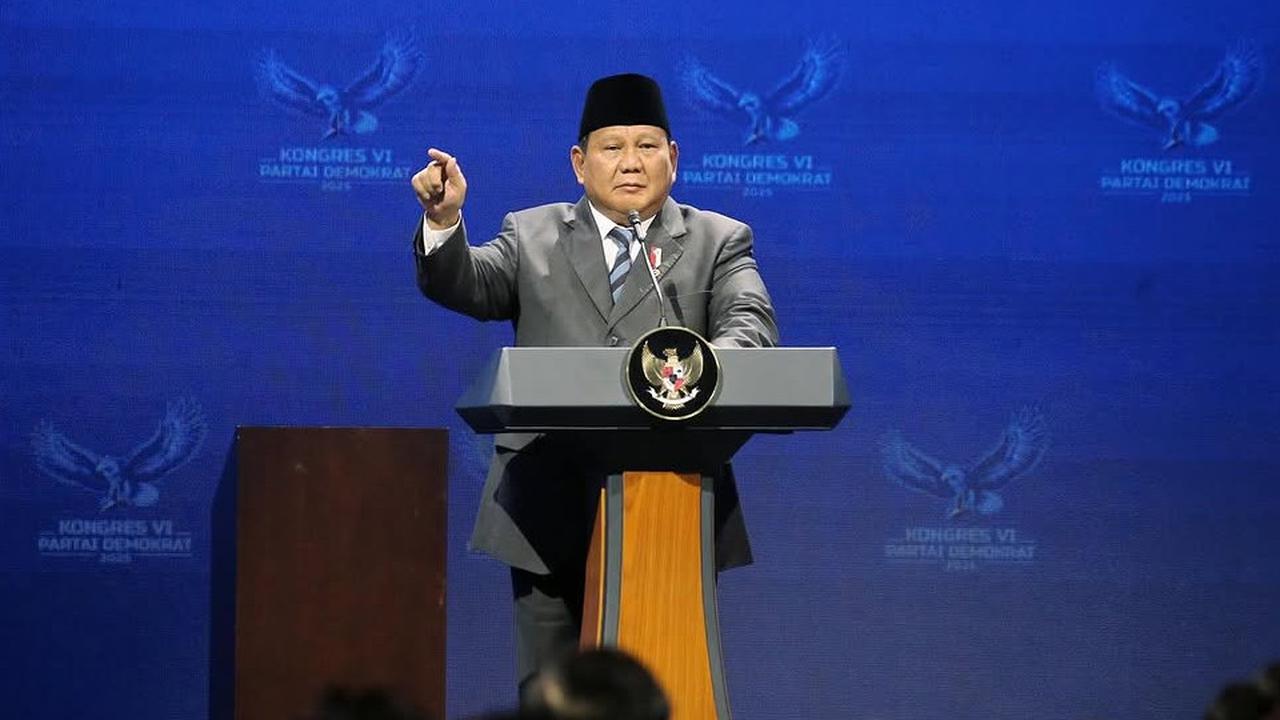 VIDEO: Prabowo Menggebu-gebu Pidato Singgung Indonesia Gelap: Yang Lihat Siapa?
