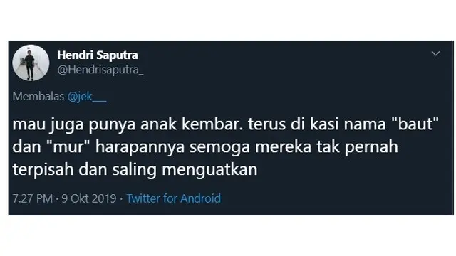 Nama Anak Kembar Versi Netizen Ini Bikin Ketawa Ngakak