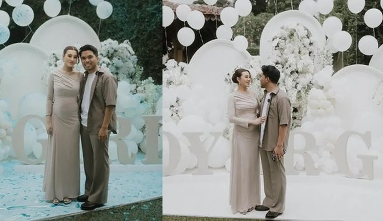 Potret Mesra Aaliyah Massaid dan Thariq Halilintar di gender reveal. (instagram/aaliyah.massaid/thariqhalilintar)