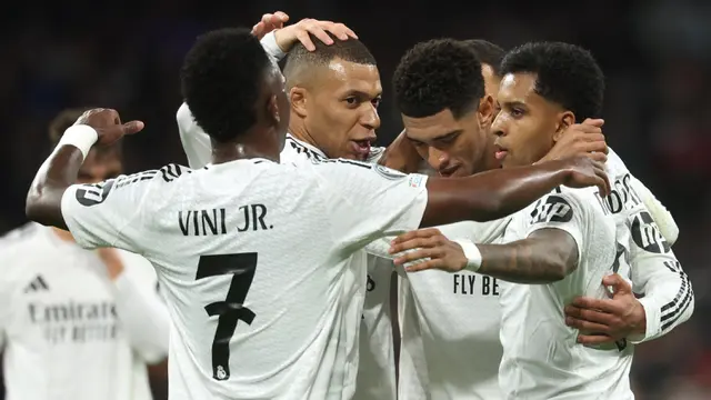 Liga Champions 2024/2025: Menjamu Salzburg, Real Madrid Berpesta Gol