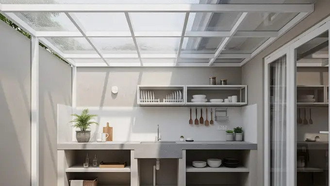 Ide Area Cuci Piring Outdoor yang Tidak Becek untuk Rumah Minimalis Anda