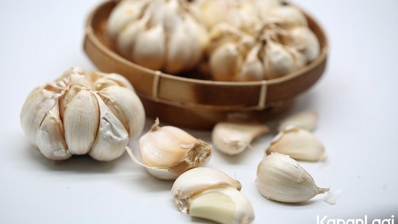 Ilustrasi Bumbu Dapur, Bawang Putih, Bawang