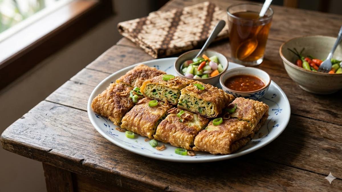 Resep Martabak Telur Tanpa Daging Cincang, Hasilnya Tidak Kalah Lezat