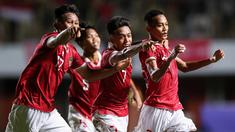 Timnas Indonesia U-16 memastikan lolos ke partai puncak Piala AFF U-16 usai meyingkirkan Myanmar U-16 dengan skor 5-4 lewat adu tendangan penalti di Stadion Maguwoharjo, Sleman, Rabu (10/8/2022) sore WIB. Dalam waktu normal kedua tim bermain imbang 1-1, di mana Indonesia tertinggal lebih dahulu di babak pertama. (Bola.com/Bagaskara Lazuardi)