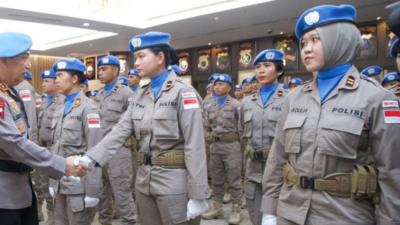 FOTO: Polri Kirim 140 Personel FPU 7 MINUSCA ke Afrika Tengah