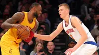 LeBron James mencetak triple-double saat Cleveland Cavaliers menundukkan New York Knicks 107-93 di Madison  Square Garden.