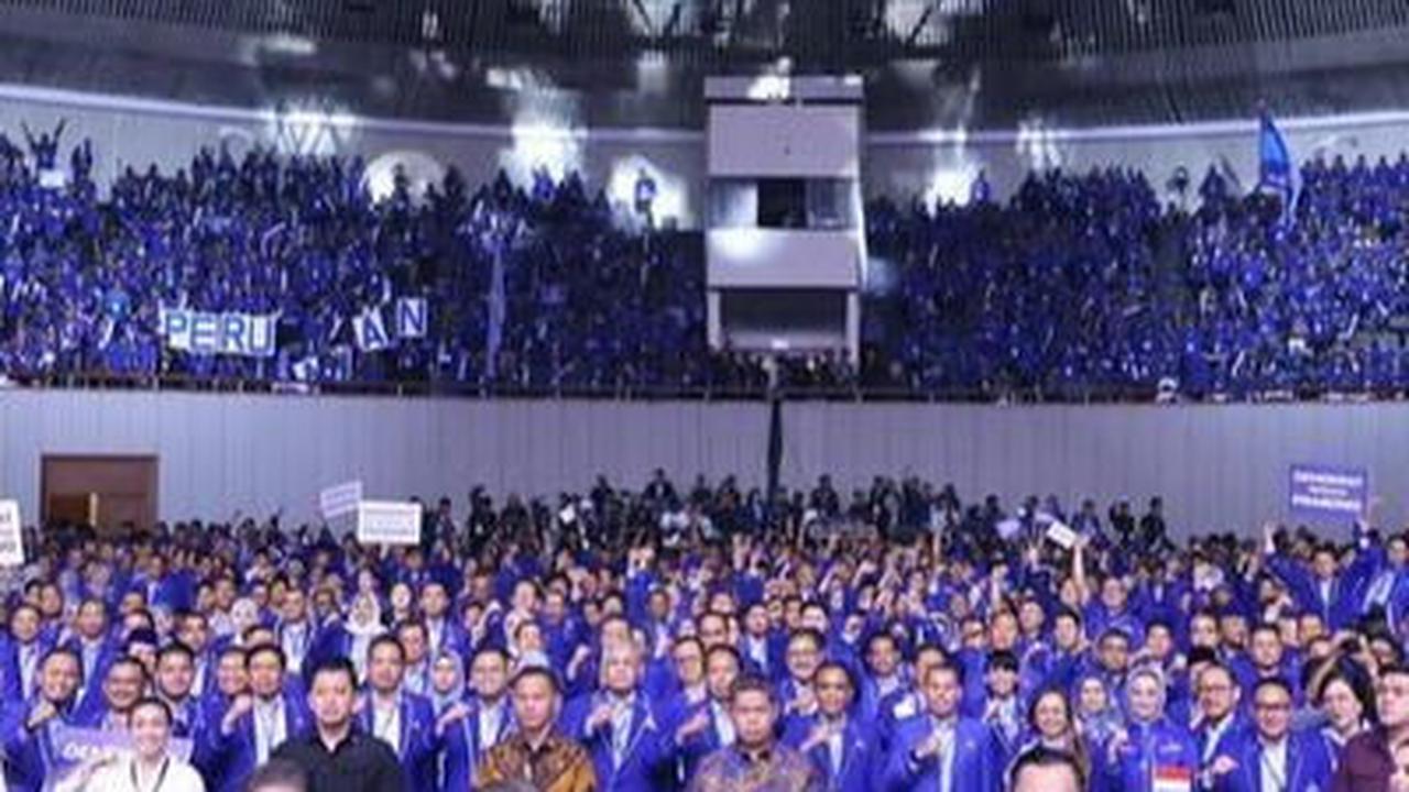 VIDEO: SBY Nyanyi Bikin Prabowo & AHY Asyik Goyang, Semua Tamu Rapimnas Joget