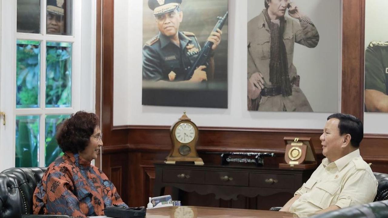 Susi Pudjiastuti - Prabowo Subianto (Foto: Instagram/@susipudjiastuti115)