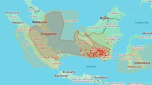 Kabut Asap Karhutla Lintas Negara, Udara Singapura dan Malaysia Tidak Sehat