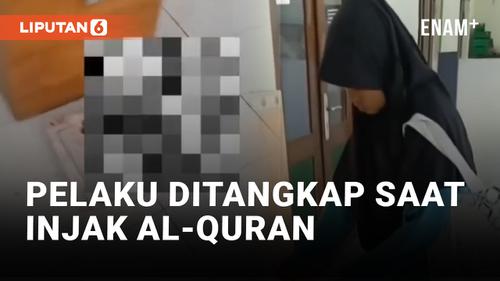 VIDEO: Detik-detik Penangkapan Wanita Perusak Masjid di Magelang