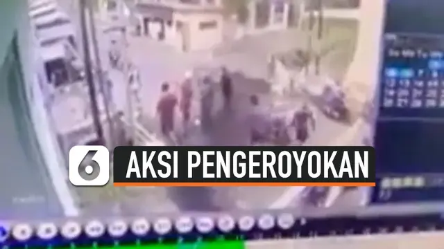 VIDEO: Rombongan Pesepeda Keroyok Pelajar