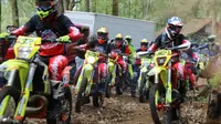 Hujan deras mewarnai hari pertama Indonesia Enduro Rally Championship (IERC) 2020 (istimewa)