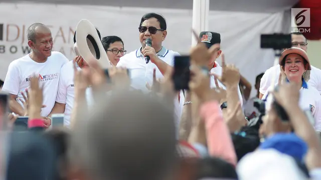 Prabowo Subianto Jalan Sehat Relawan Roemah Djoeang