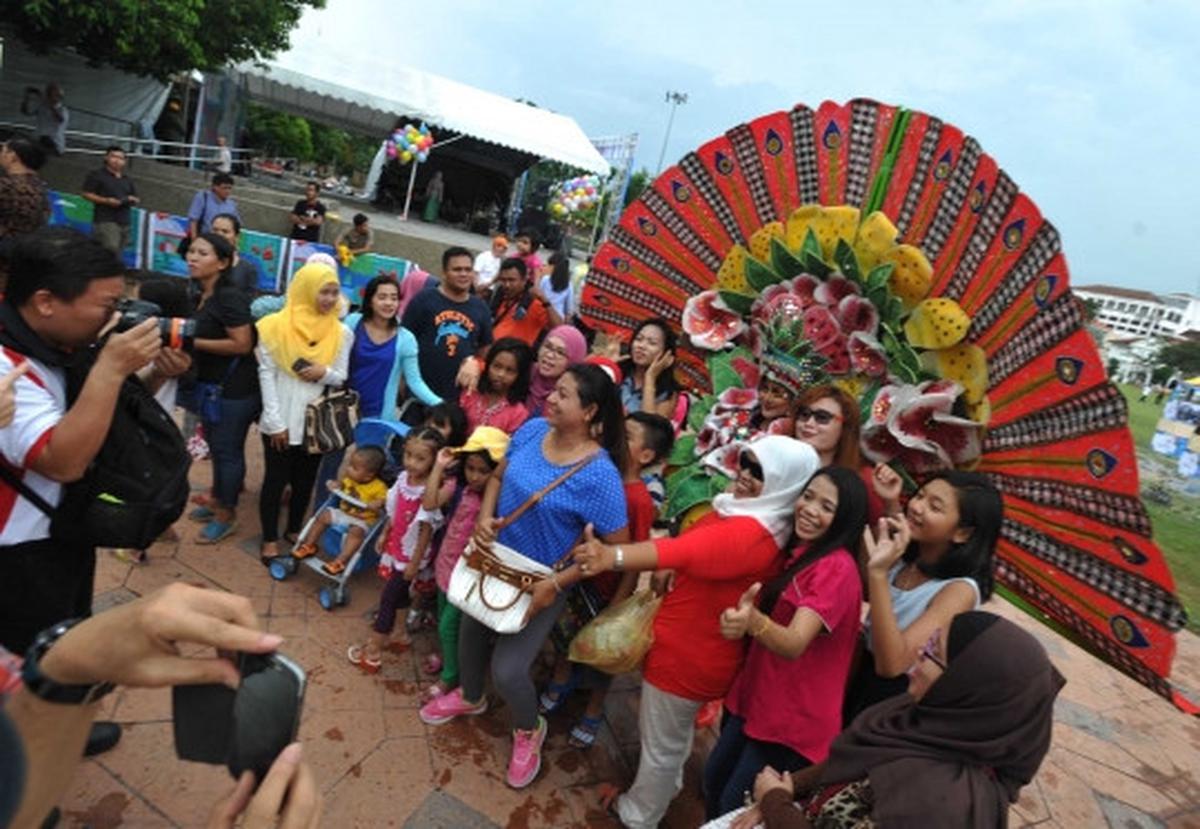 Kemeriahan pembukaan Indonesia Festival 2015 di Penang