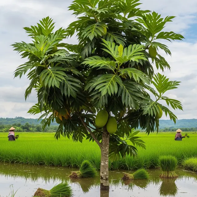 Pohon Buah Produktif untuk Tumpang Sari Pohon Sukun